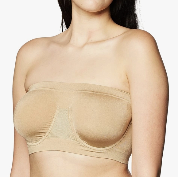 Bandeau Bra By Rhonda Shear With Removable Padding / Size 1x - Picture 1 of 6